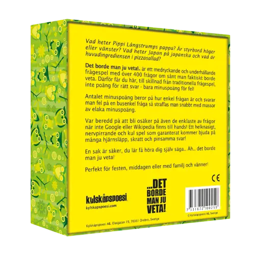 Det borde man ju veta!