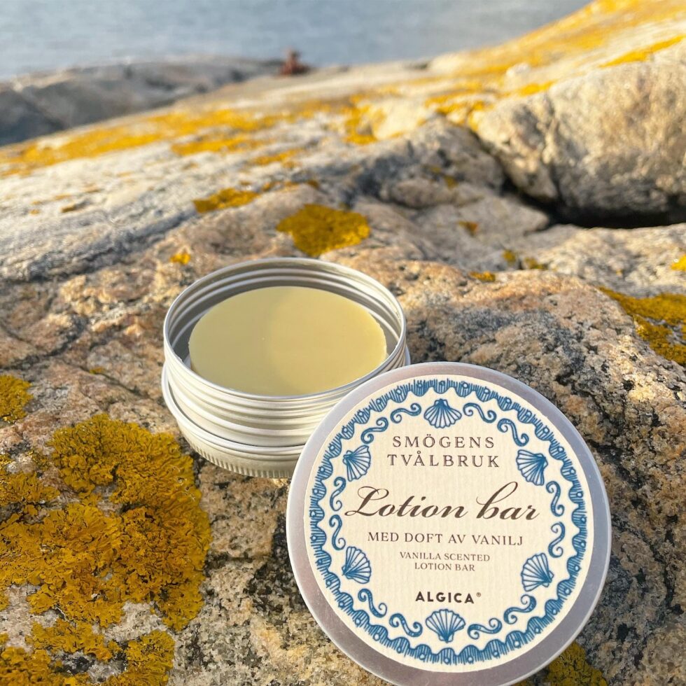Lotion bar med doft av vanilj - Smögens Tvålbruk