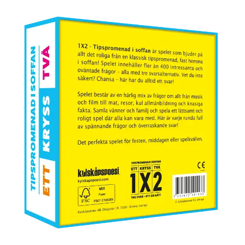 1X2 - Tipspromenad i soffan
